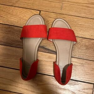 a new day (Target) red/orange sandals